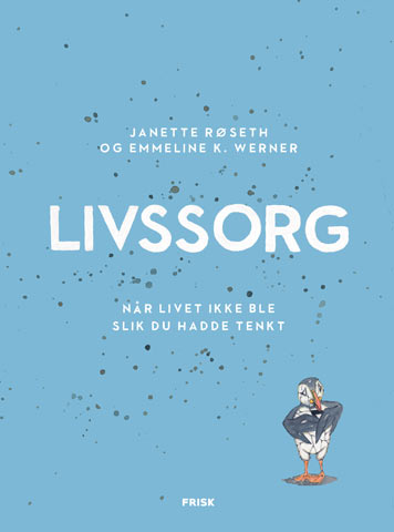 Forsiden av boken Livssorg. Foto.